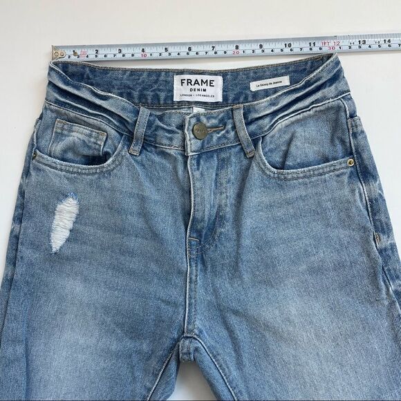 Frame Le Skinny De Jeanne Distressed Jeans Sz 25 - Picture 12 of 12